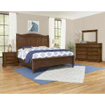 Heritage Cal King Sleigh Bed Beds Amish Cherry 10