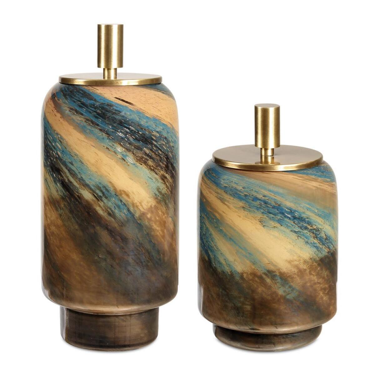 ad65faf0a33749f109170f2755369332 Celestial Tide Containers, S/2 - Image 1