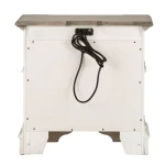 Abbey Park 2 Drawer Night Stand w/ Charging Station - Image 6