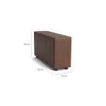 Beckham Leather Modular Charging Console Sectional Parts Bassett Furniture 11