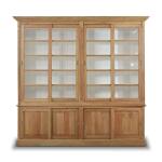 Hudson 99” Bookcase W/ Sliding Doors Bookcases Blue 14