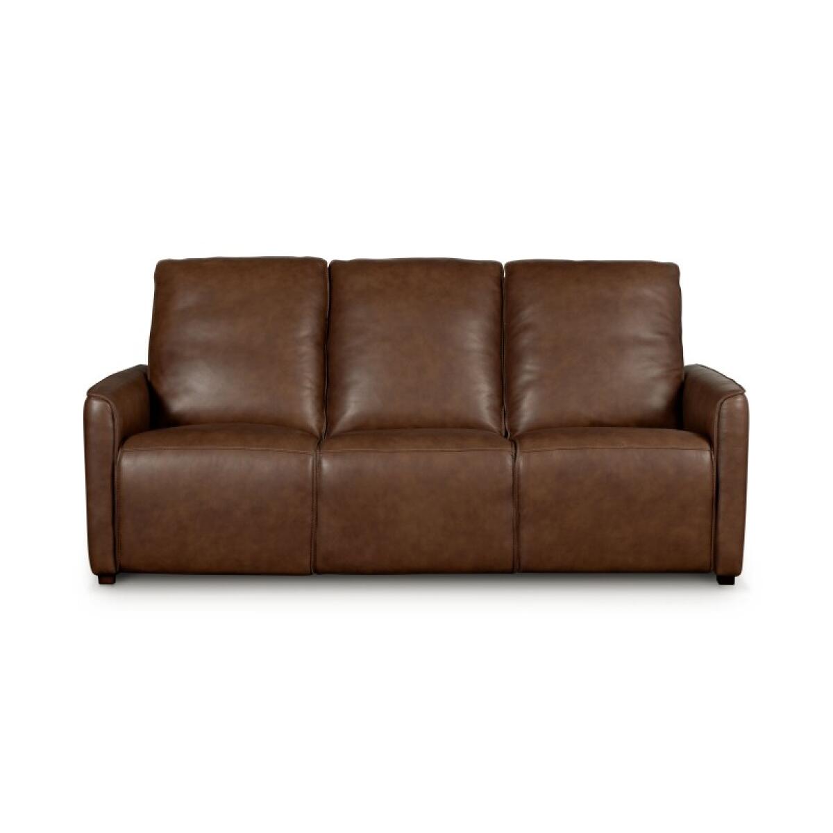 adf6310e96a517035dcff8b878f19bd1 Everett Leather Reclining Sofa - Image 1