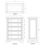 Huntley 5 Drawer Chest - Image 9