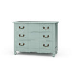 Provence 3 Drawer Dresser Large Dressers Blue 11