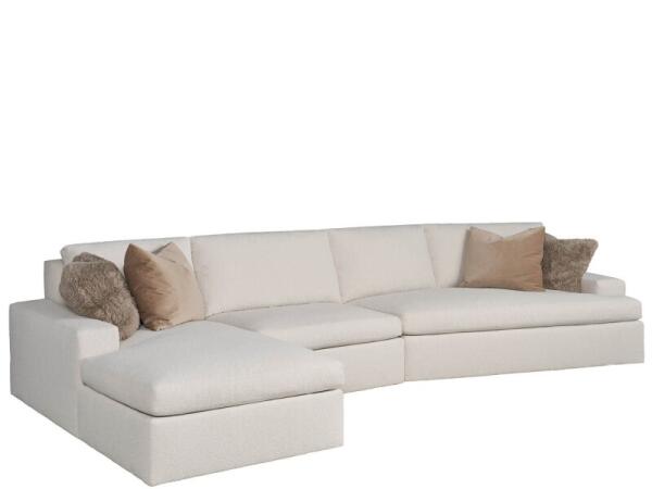 Modern U Choose Sectional – Special Order Sectionals Cream 9