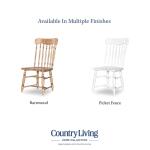 Turned Spindle Side Chair Barnwood Oak CLH4010-240 - Image 9