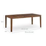 Origins Dandridge Rectangle Dining Table with Leaf - Image 6
