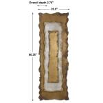 Jaymes Metal Wall Panel Wall Decor Gold 17
