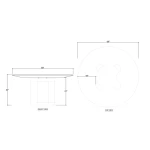 Victoria Round Dining Table - Image 7