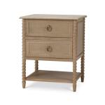 Cholet 2 Drawer Bedside Table W/ Shelf - Image 5