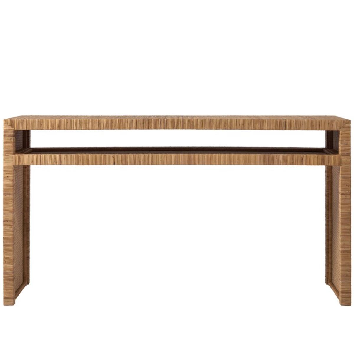 af7f68e9eba334dc15a59b6d6857c90f Escape-Coastal Living Home Collection Long Key Console Table - Image 1