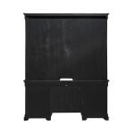 Meritage Credenza & Hutch Office Storage Aged Charcoal w/ Rub Thru & Caramel 25
