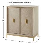 Alessia 2 Door Cabinet Dining Storage Cream 21
