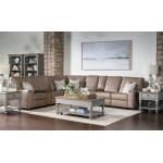 P1 Laf Glider Loveseat With Console, And One 18″ Pillow Loveseats Brown 12