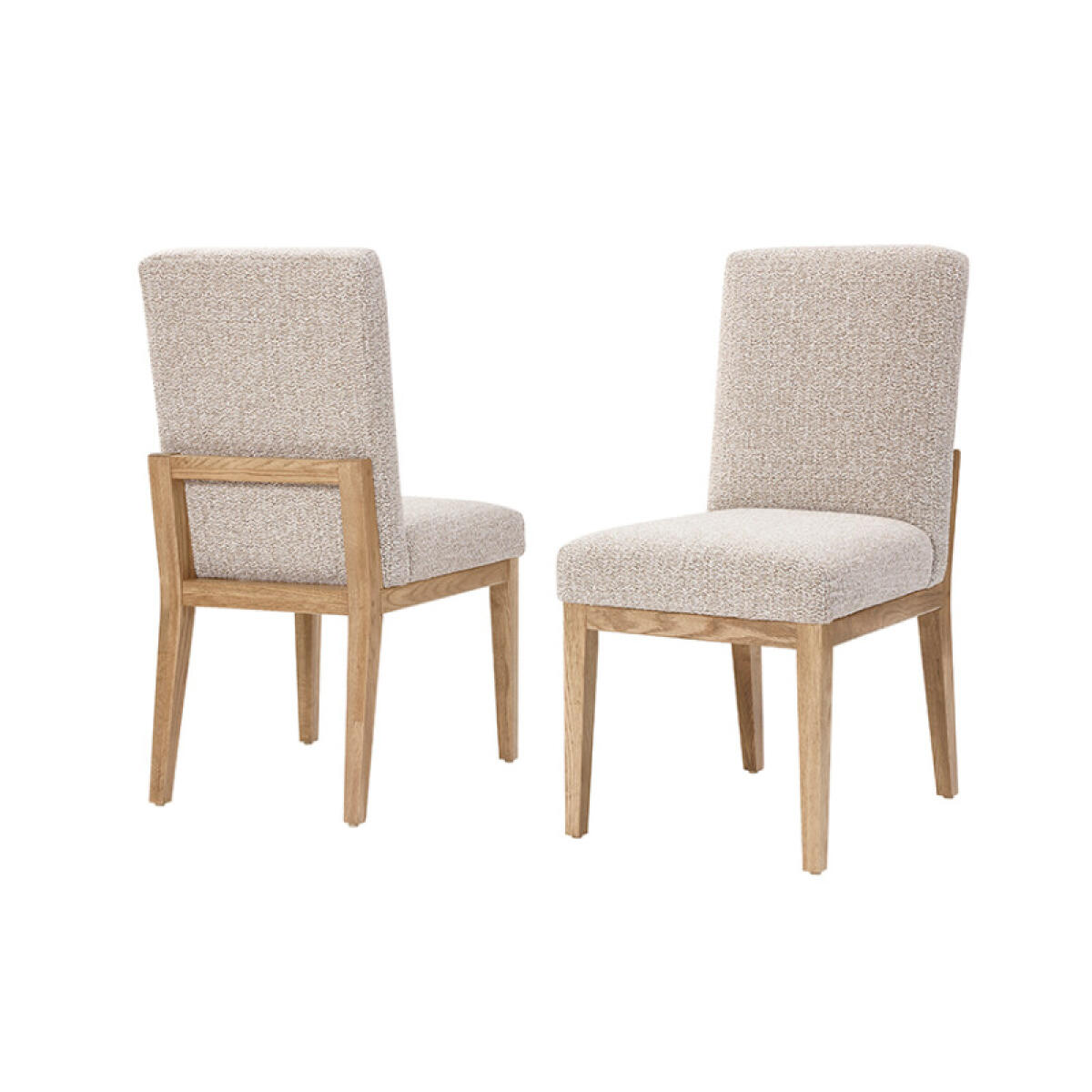 afba5948f4eeb592a086bf51e12f6126 Dovetail Dining Upholstered Side Chair Grey Fabric - 755-030C - Image 1