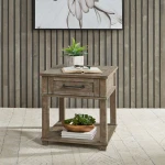 Parkland Falls Rectangular End Table