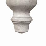 Whitney Display Cabinet Dining Storage Antique Linen w/ Weathered Gray 27