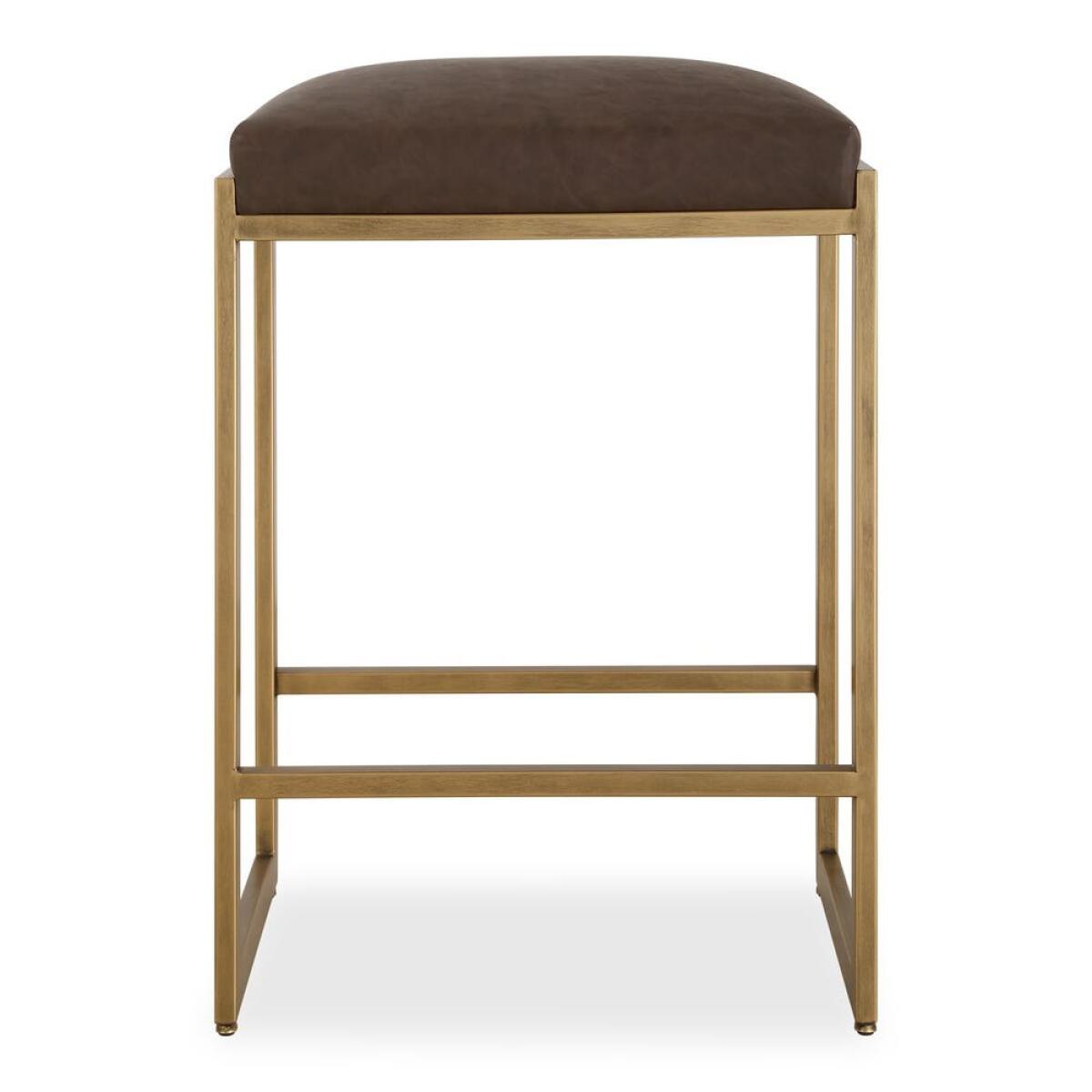 Atticus Counter Stool, Gold Barstools Barstools 2 Atticus Counter Stool, Gold Barstools Barstools 2