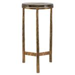 Eternity Outdoor Accent Table, Brass - Image 5