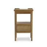 Eton 2 Drawer Side Table W/ Pull Out Shelf Chairside Tables Blue 23