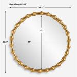 Nacala Round Mirror Mirrors Gold 15