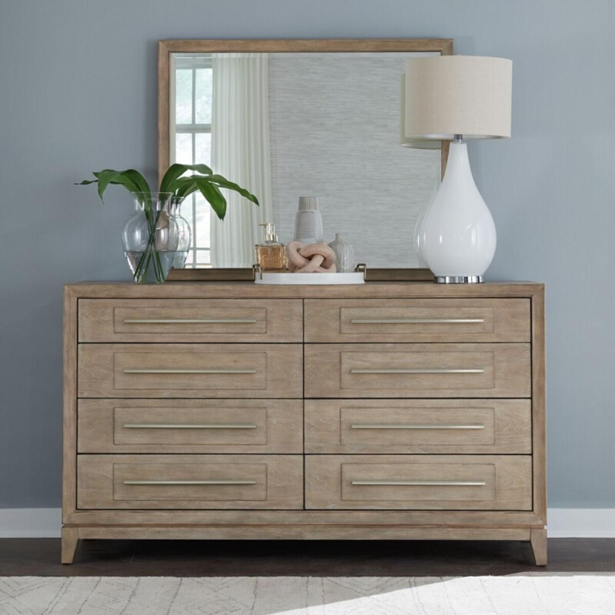 b0553d18658ab87d326bcbb3613acbd8 Brentwood Dresser & Mirror - Image 1