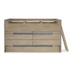 Complete Captains Bed 33 Weathered Oak Finish - Image 11