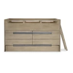 2800 District LK Complete Captains Bed 33 Weathered Oak Finish - Image 10