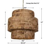 Water Hyacinth, 4 Lt Pendant - Image 11