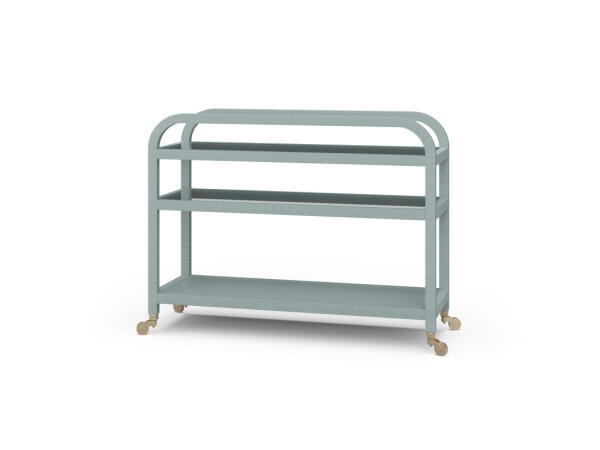 Vannes Bar Cart W/ Rattan Bar Furniture Bar Furniture