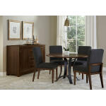 Crafted Cherry Dining by Ben & Erin Napier 48 inch ROUND TABLE w/ Metal Base - Image 7