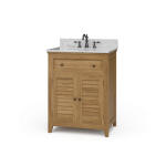 Shutter Vanity W/ Sink & Marble Top