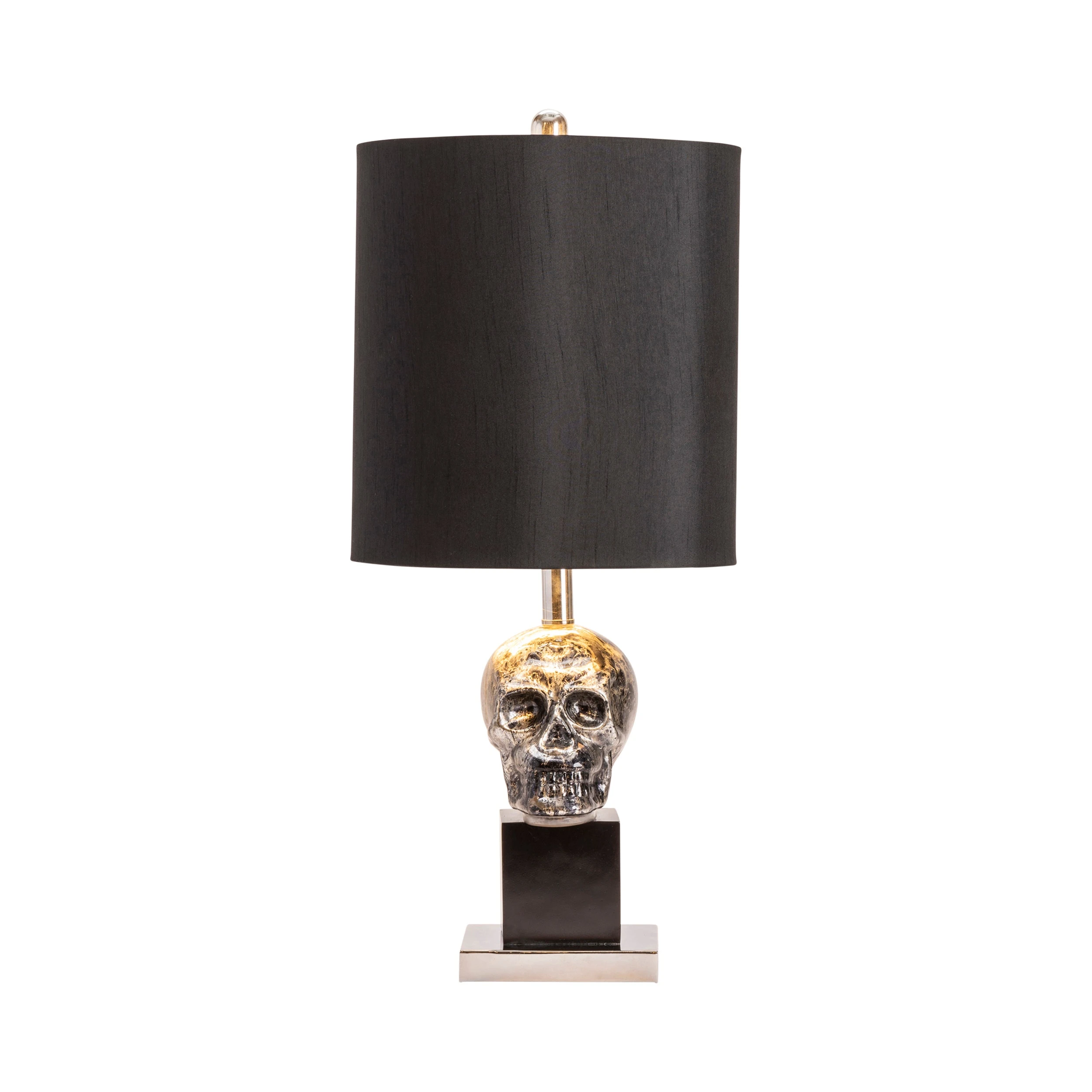 b0f66d51de7890813a8c7562354291dc Black Skull Table Lamp - Image 1