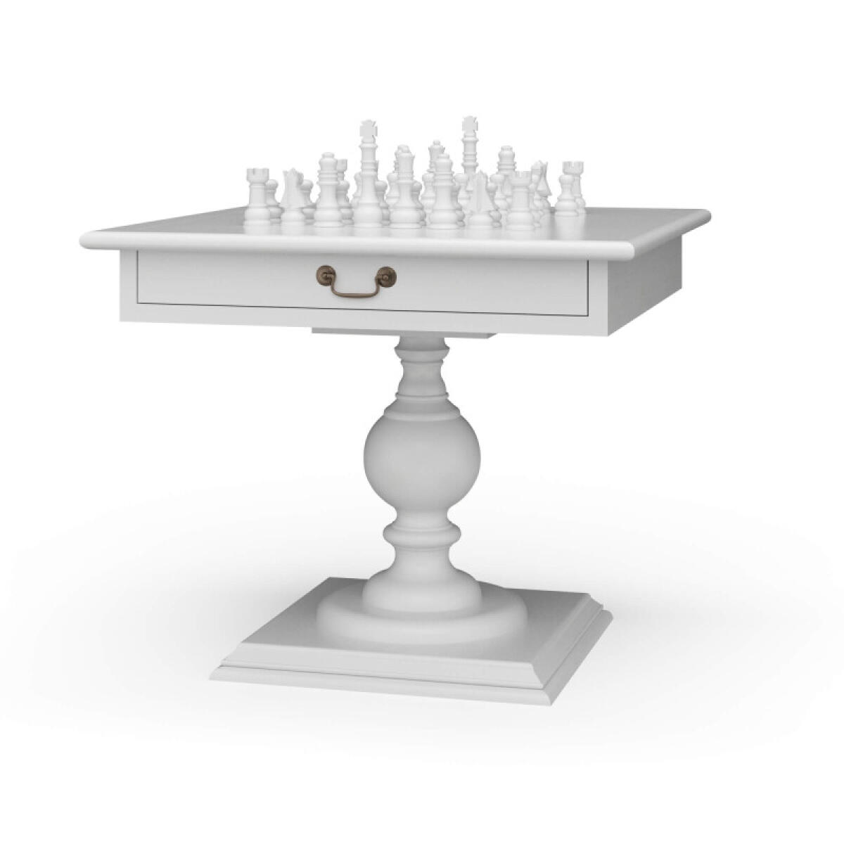 b15c9ea37d41f342381ea05b60ab2678 Gloucester Chess Table W/ Drawer - Image 1