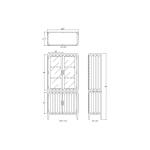 Colorado Display Cabinet W/ Glass Door - Image 9