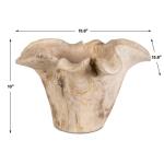 Teak Flow Indoor-outdoor Bowl, White Wash Accessories Accessories 21