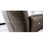 Ranlo Leather Swivel Arm Chair - Image 4