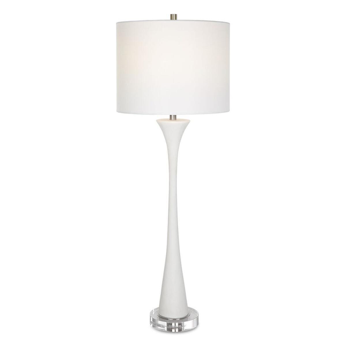 b1b6eee3e97d102caf8df980d746e8d3 Fountain Buffet Lamp, White - Image 1