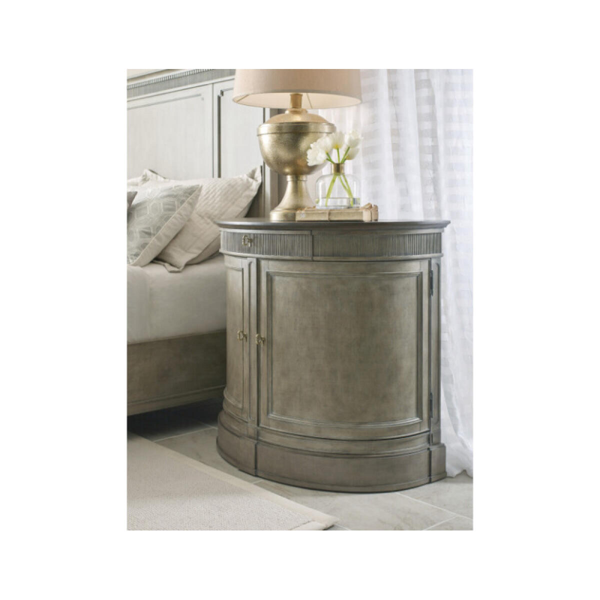 Savona Demilune Bachelor Chest Versaille Finish W/elm Top Nightstands American Drew 2 Savona Demilune Bachelor Chest Versaille Finish W/elm Top Nightstands American Drew 2