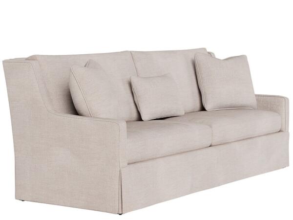 Hudson Skirted Sofa 93″ – Special Order Sofas Cream 9