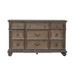 Carlisle Court 9 Drawer Dresser Dressers Brown 18