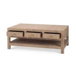Kagu 6 Drawer Coffee Table W/ Rattan - Image 5
