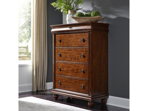 Rustic Traditions 5 Drawer Chest Chests Brown