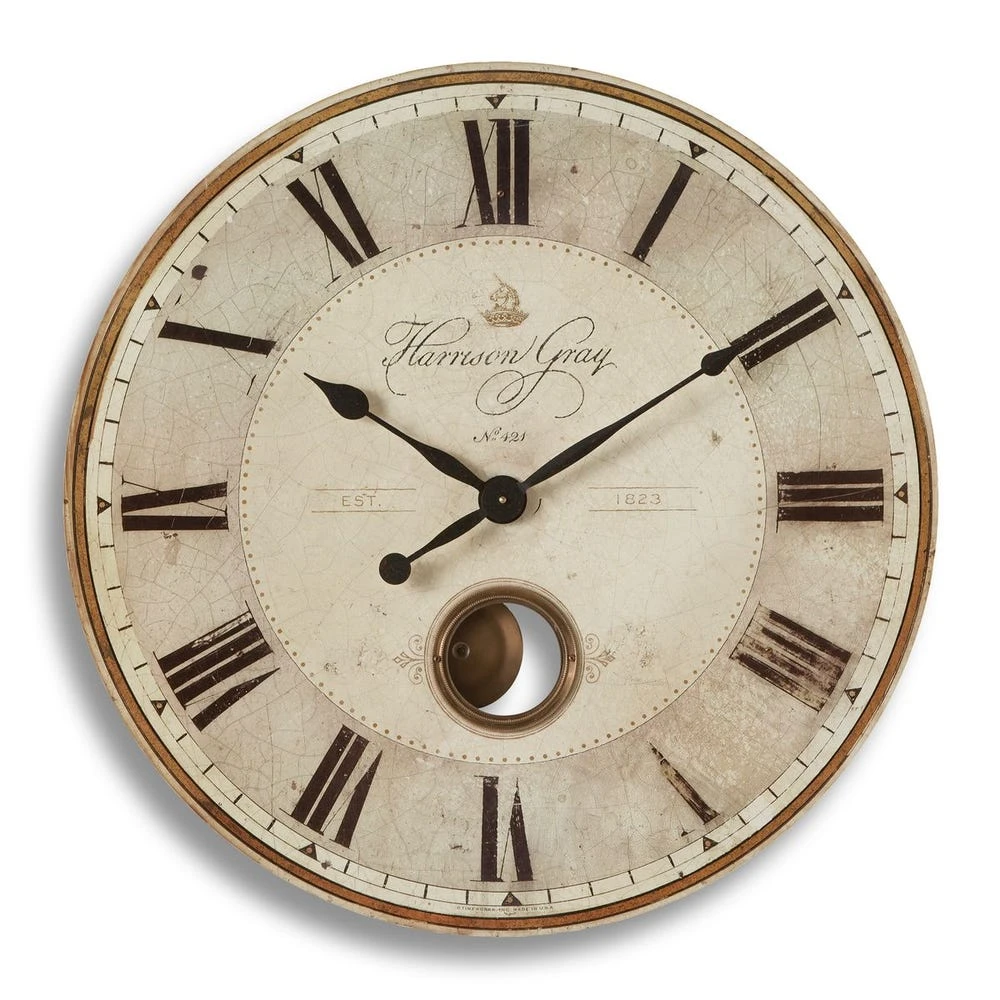 b24a17d92989c89c4c052076ff85b70a Harrison Gray 23" Wall Clock - Image 1