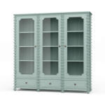 Milano Bookcase W/ 3 Glass Doors