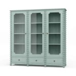 Milano Bookcase W/ 3 Glass Doors