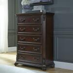 Messina Estates 5 Drawer Chest Chests Brown 9