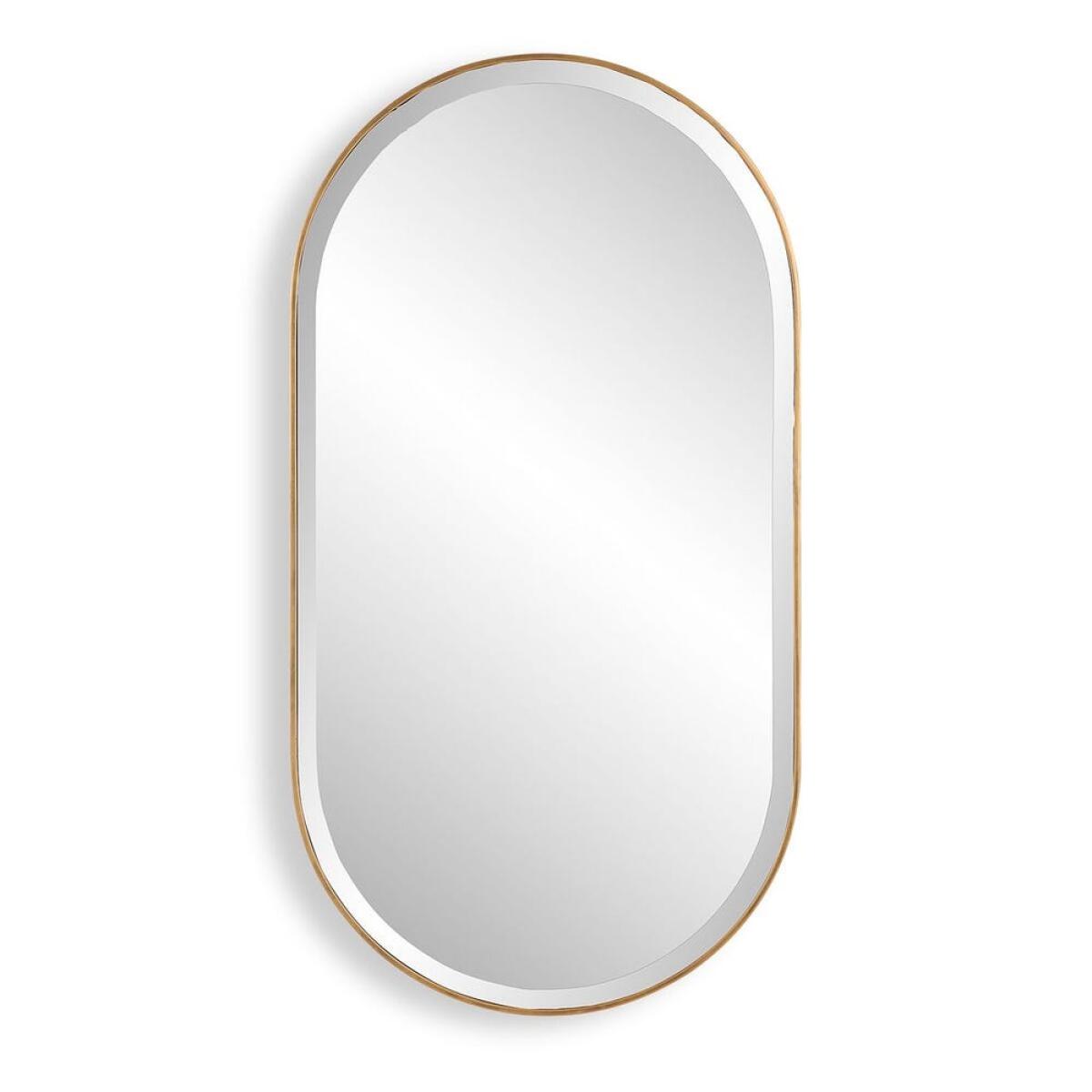 b27848b069f46e638fc22664cd067a11 Lago Oval Mirror, Gold - Image 1