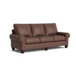 True Custom™ True Custom® Leather Large Panel Arm Sofa - Image 3