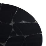 Obsidian Marble Accent Table Chairside Tables Black 8